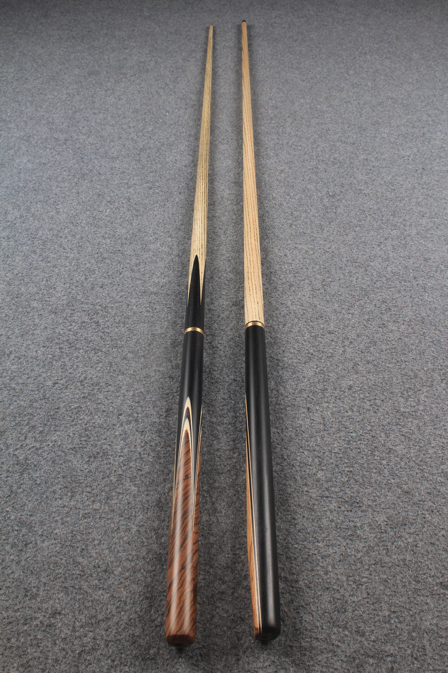 3/4 ASH english pool cue + break cue + case # 7606