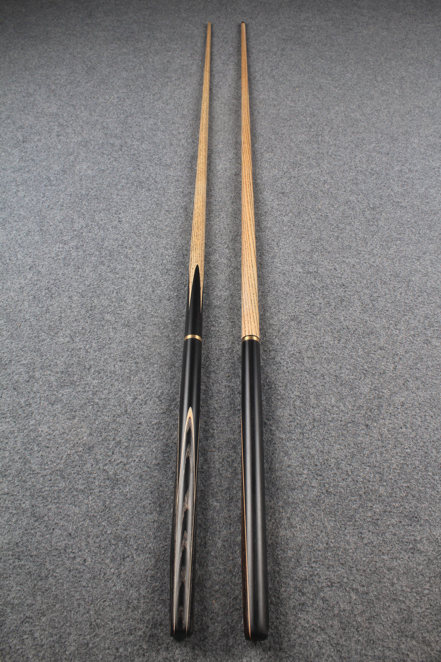 3/4 ASH english pool cue + break cue + case # 7609