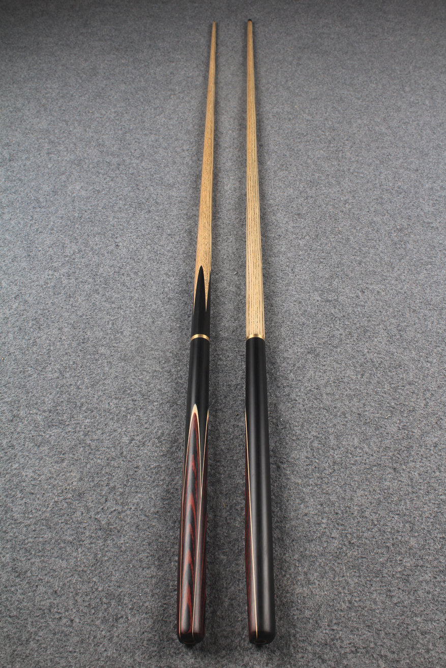 3/4 ASH english pool cue + break cue + case # 7611