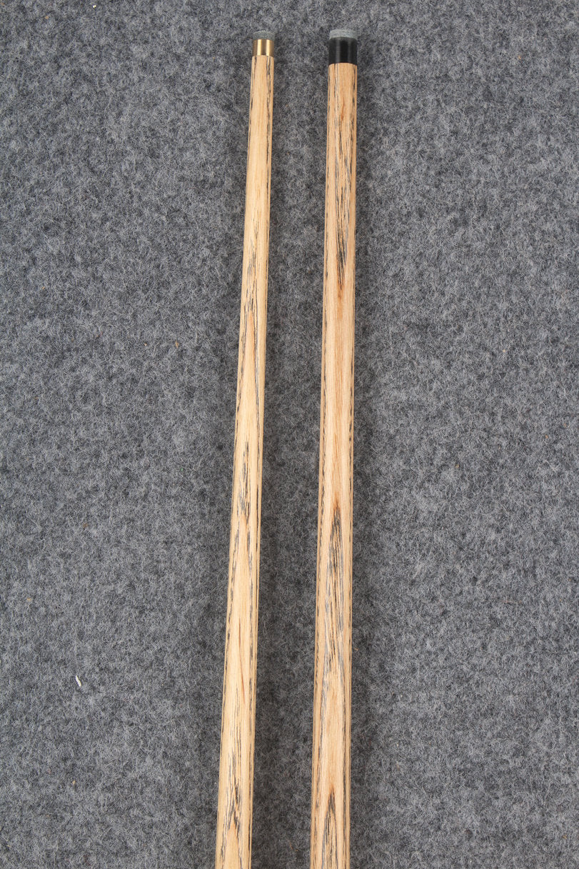 3/4 ASH english pool cue + break cue + case # 7613