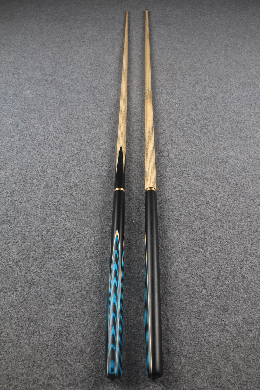 3/4 ASH english pool cue + break cue + case # 7616