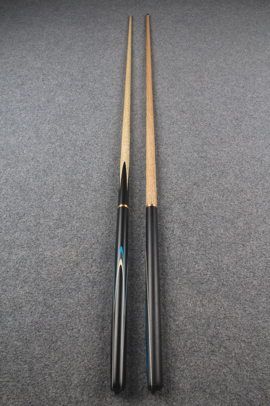 3/4 ASH english pool cue + break cue + case # 7617