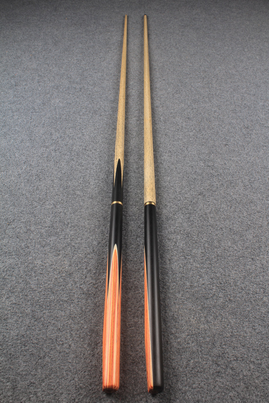 3/4 ASH english pool cue + break cue + case # 7618