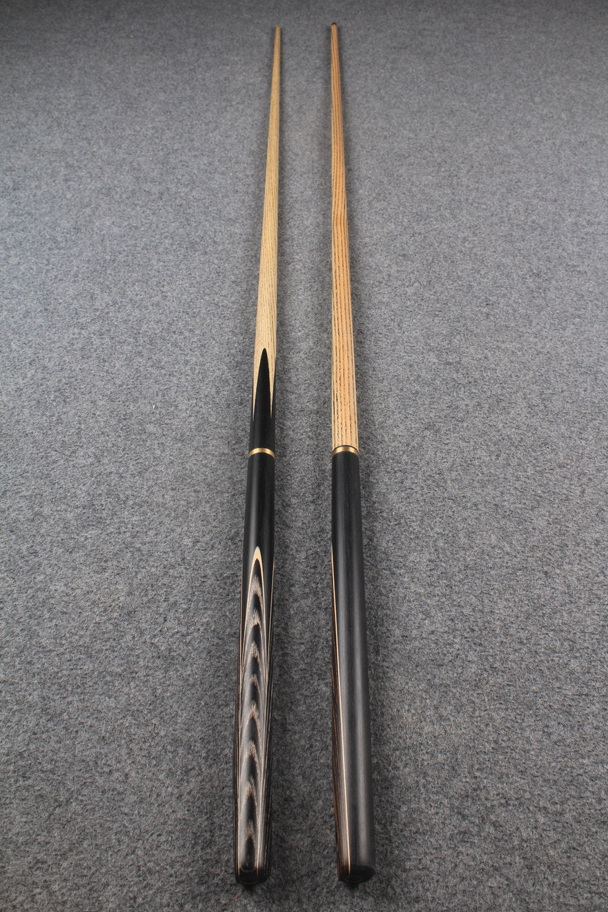 3/4 ASH english pool cue + break cue + case # 7619