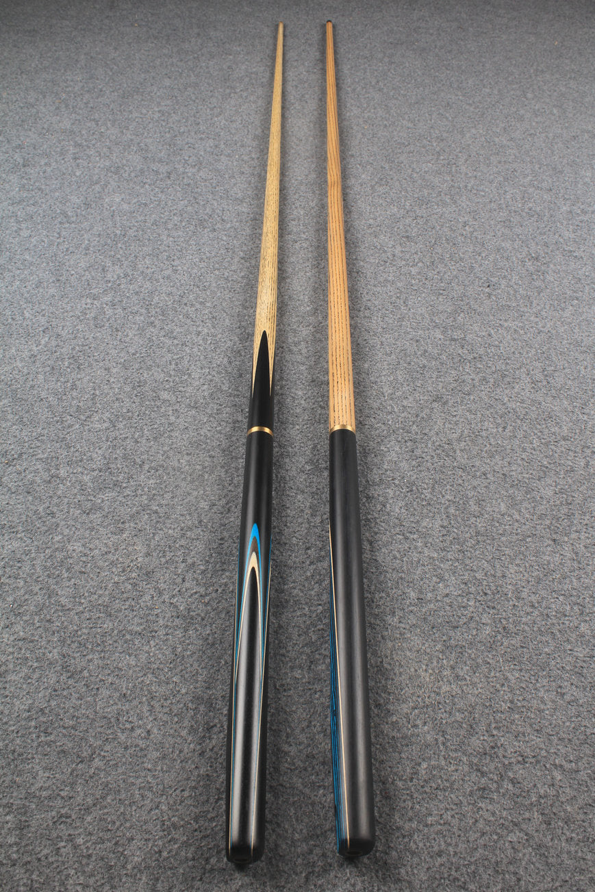 3/4 ASH english pool cue + break cue + case # 7620