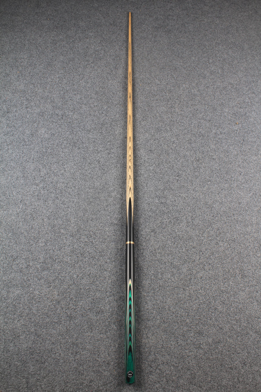 3/4 ASH english pool cue + break cue + case # 7621 WOODS CUES
