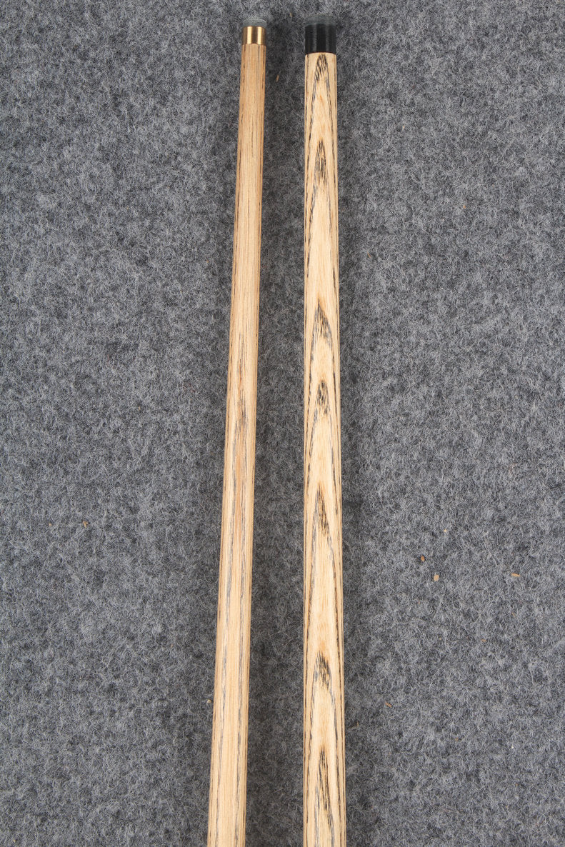 3/4 ASH english pool cue + break cue + case # 7623 WOODS CUES