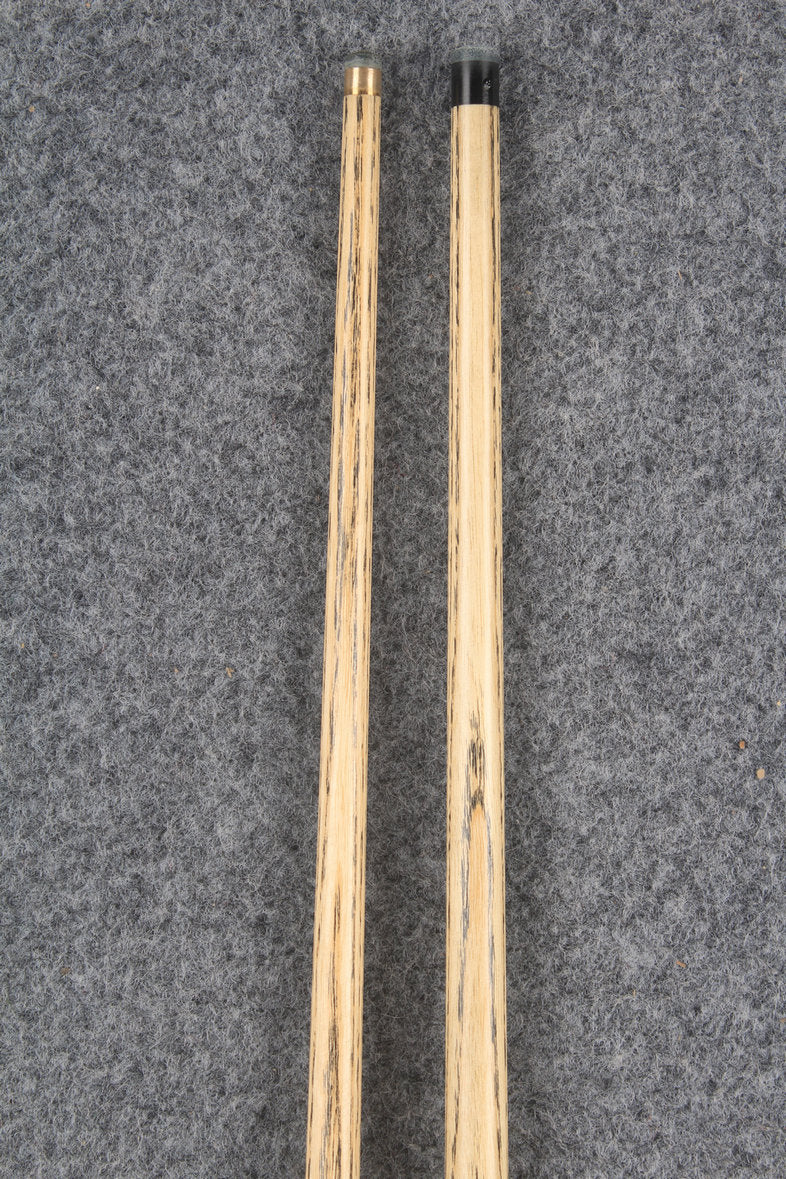 3/4 ASH english pool cue + break cue + case # 7624 WOODS CUES