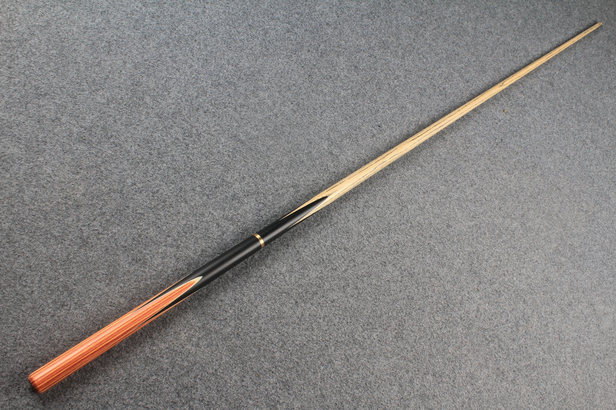 3/4 ASH english pool cue + break cue + case # 7624 WOODS CUES