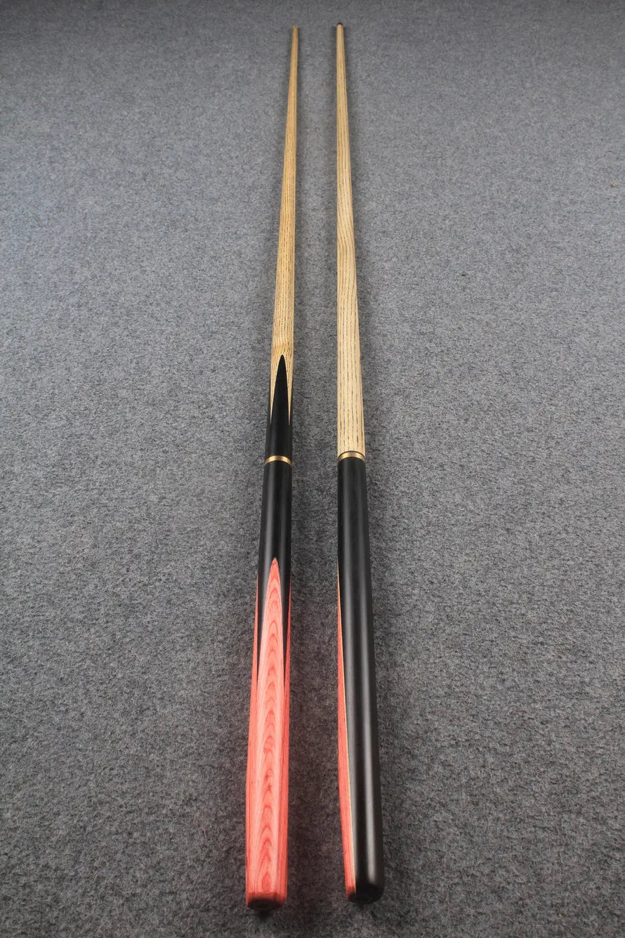 3/4 ASH english pool cue + break cue + case # 7625