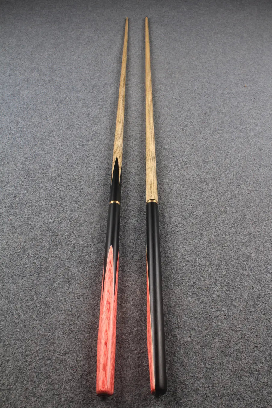3/4 ASH english pool cue + break cue + case # 7627