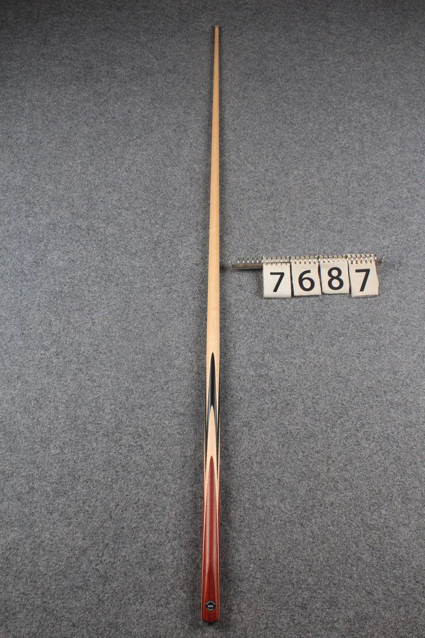 1 piece maple snooker cue # 7687