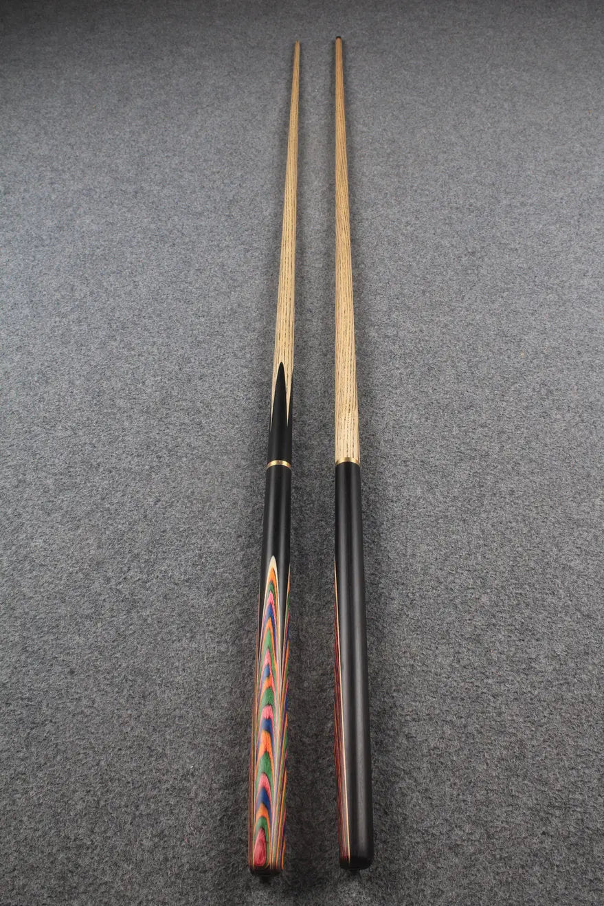 3/4 ASH english pool cue + break cue + case # 7712