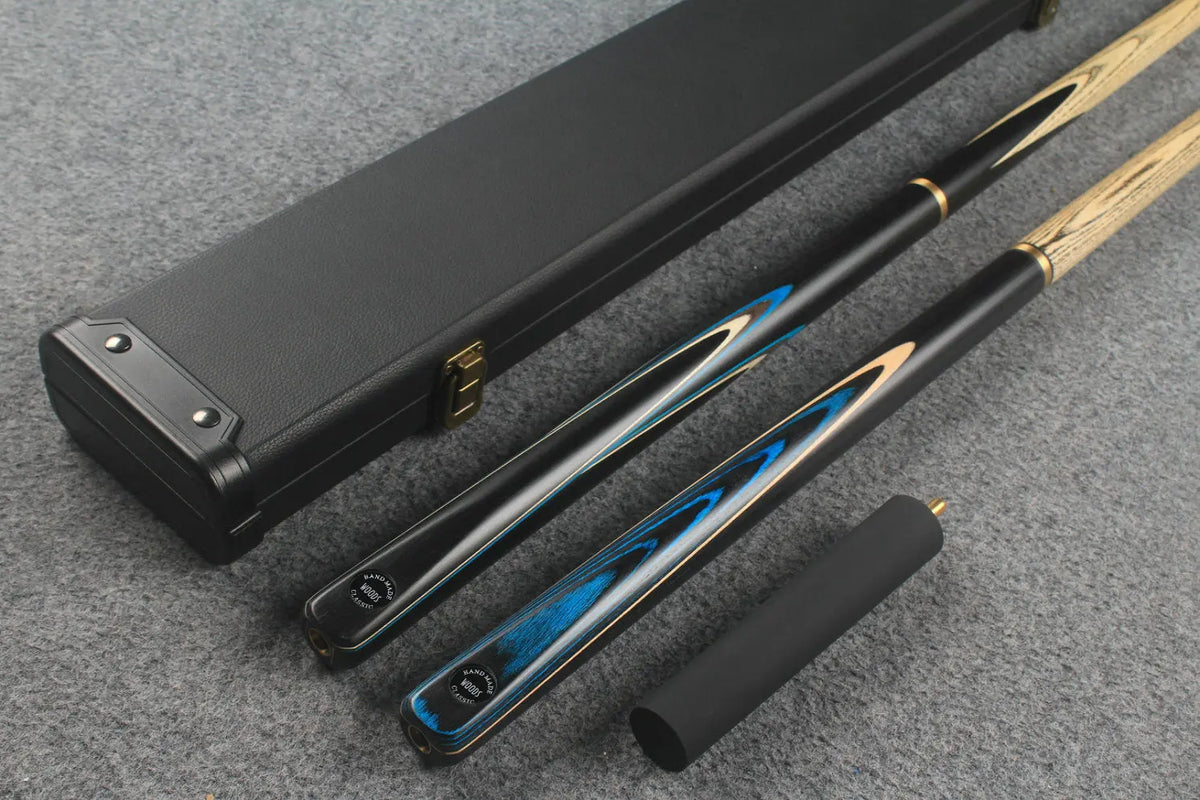 3/4 ASH english pool cue + break cue + case # 7715