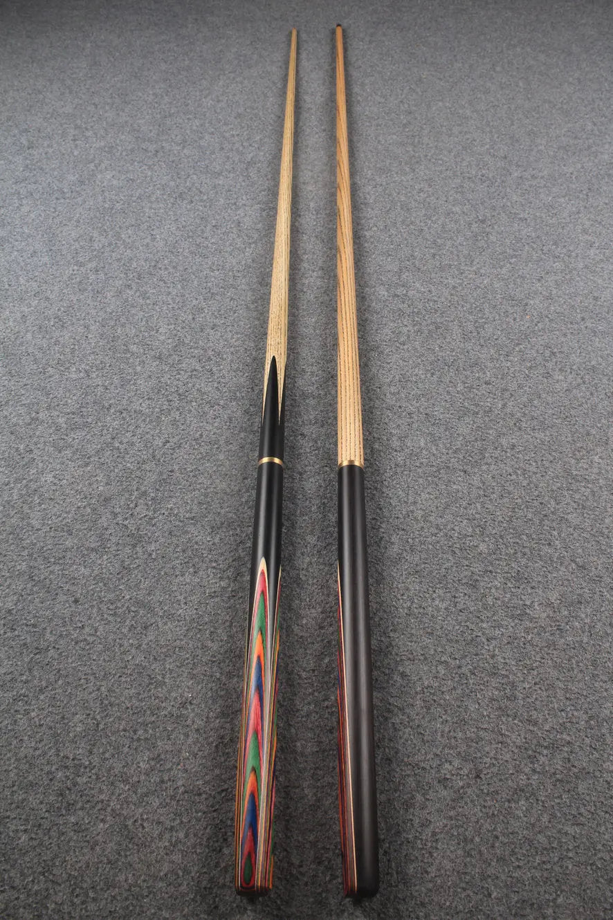 3/4 ASH english pool cue + break cue + case # 7716