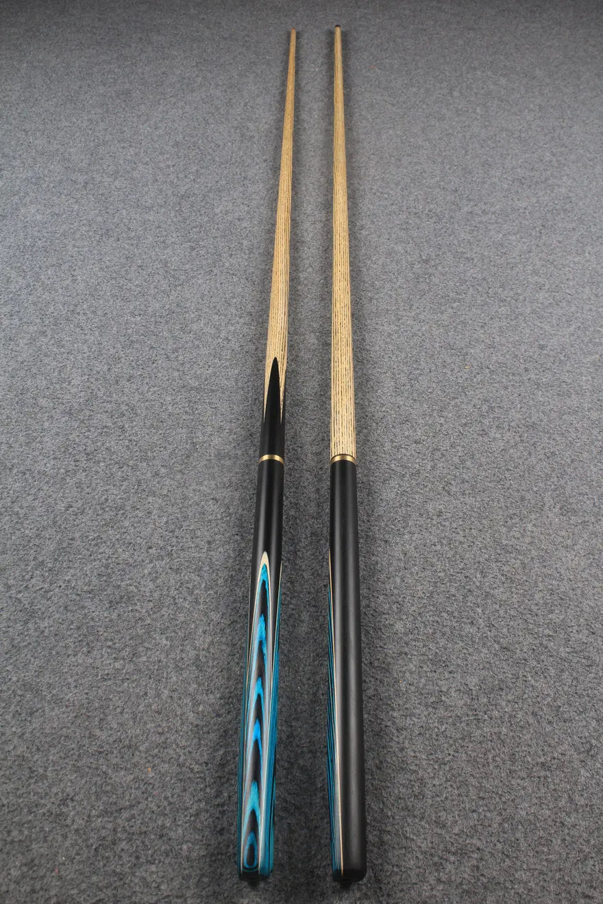 3/4 ASH english pool cue + break cue + case # 7717