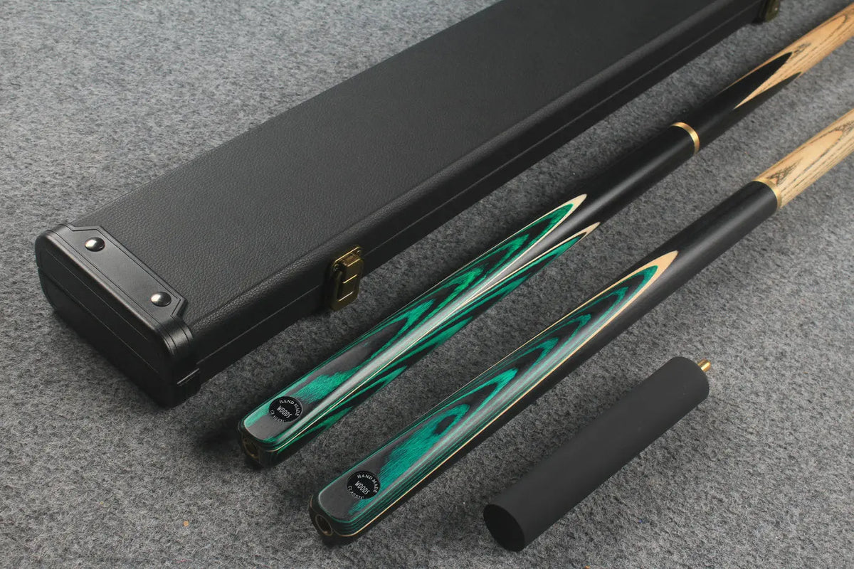 3/4 ASH english pool cue + break cue + case # 7722