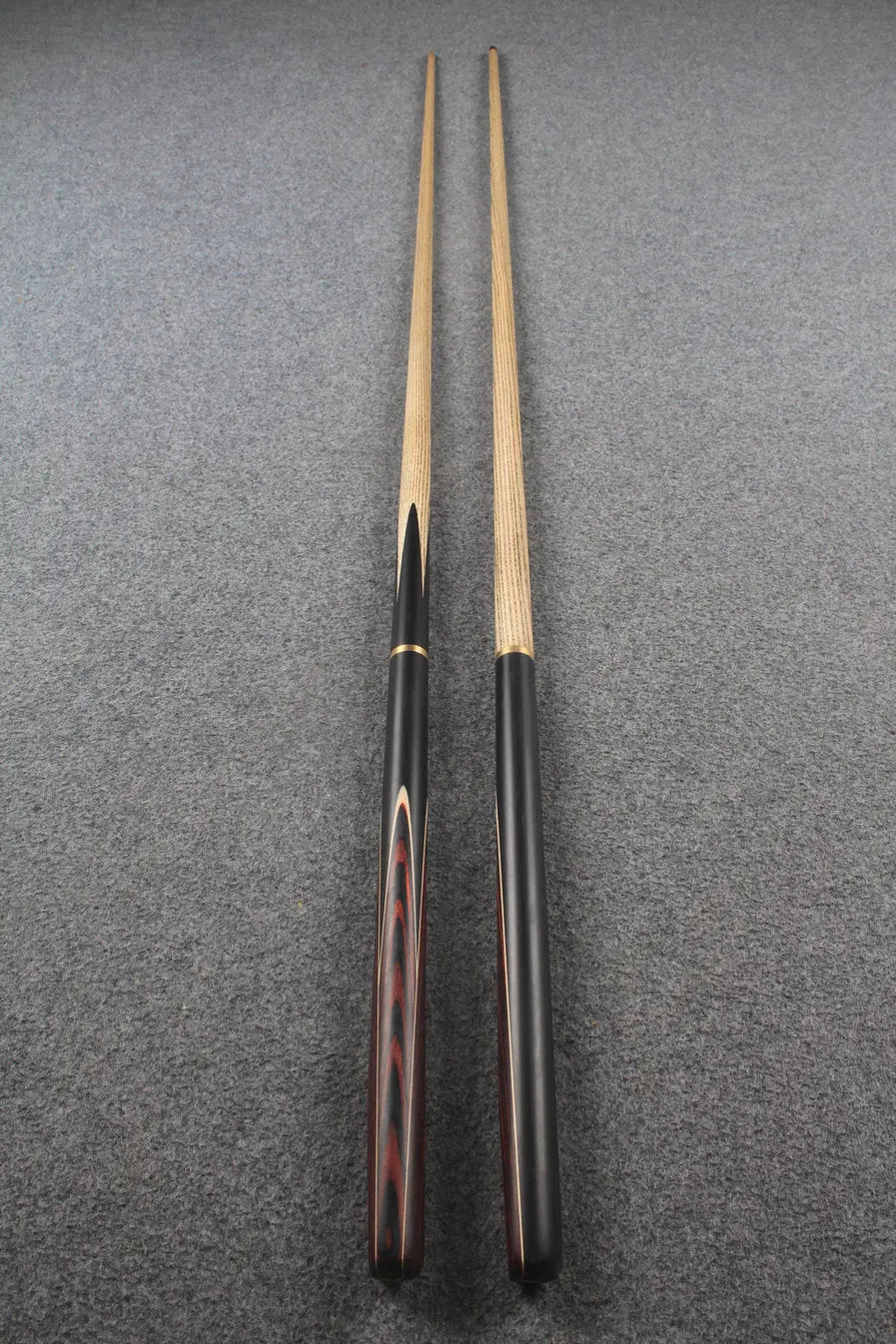3/4 ASH english pool cue + break cue + case # 7728