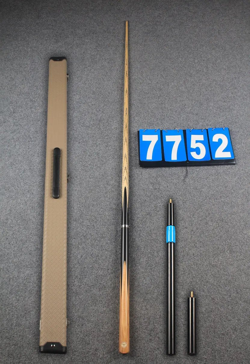 ★★★ 3/4 handmade ash snooker cue # 7752