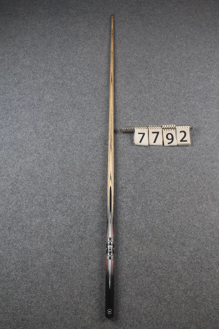 1 piece ash inlay snooker cue #7792