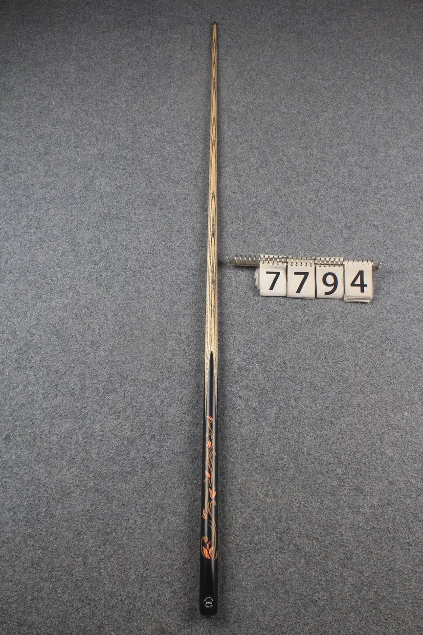 1 piece ash inlay snooker cue #7794