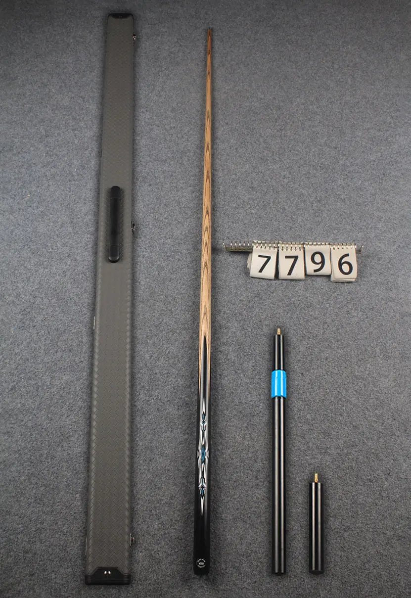 1 piece ash inlay snooker cue #7796