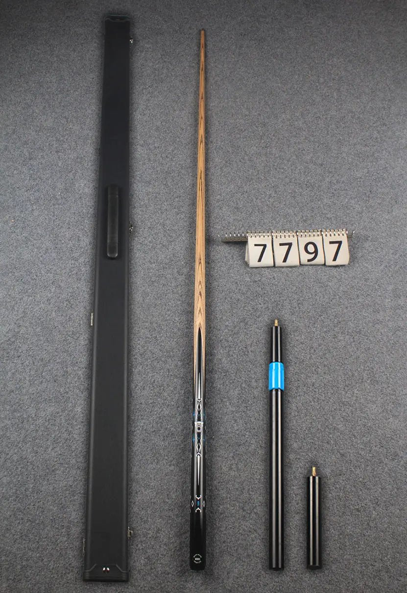 1 piece ash inlay snooker cue #7797