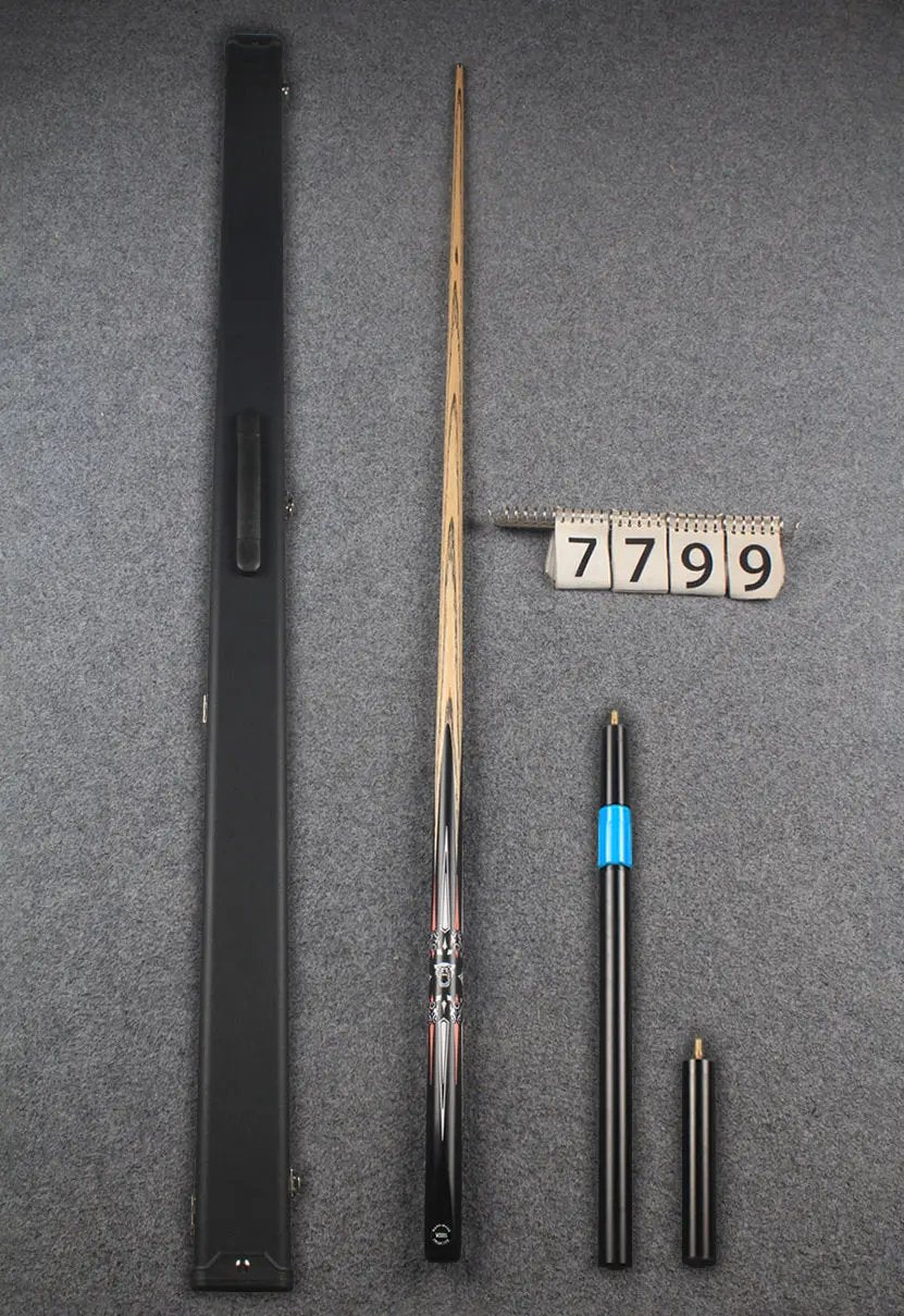 1 piece ash inlay snooker cue #7799