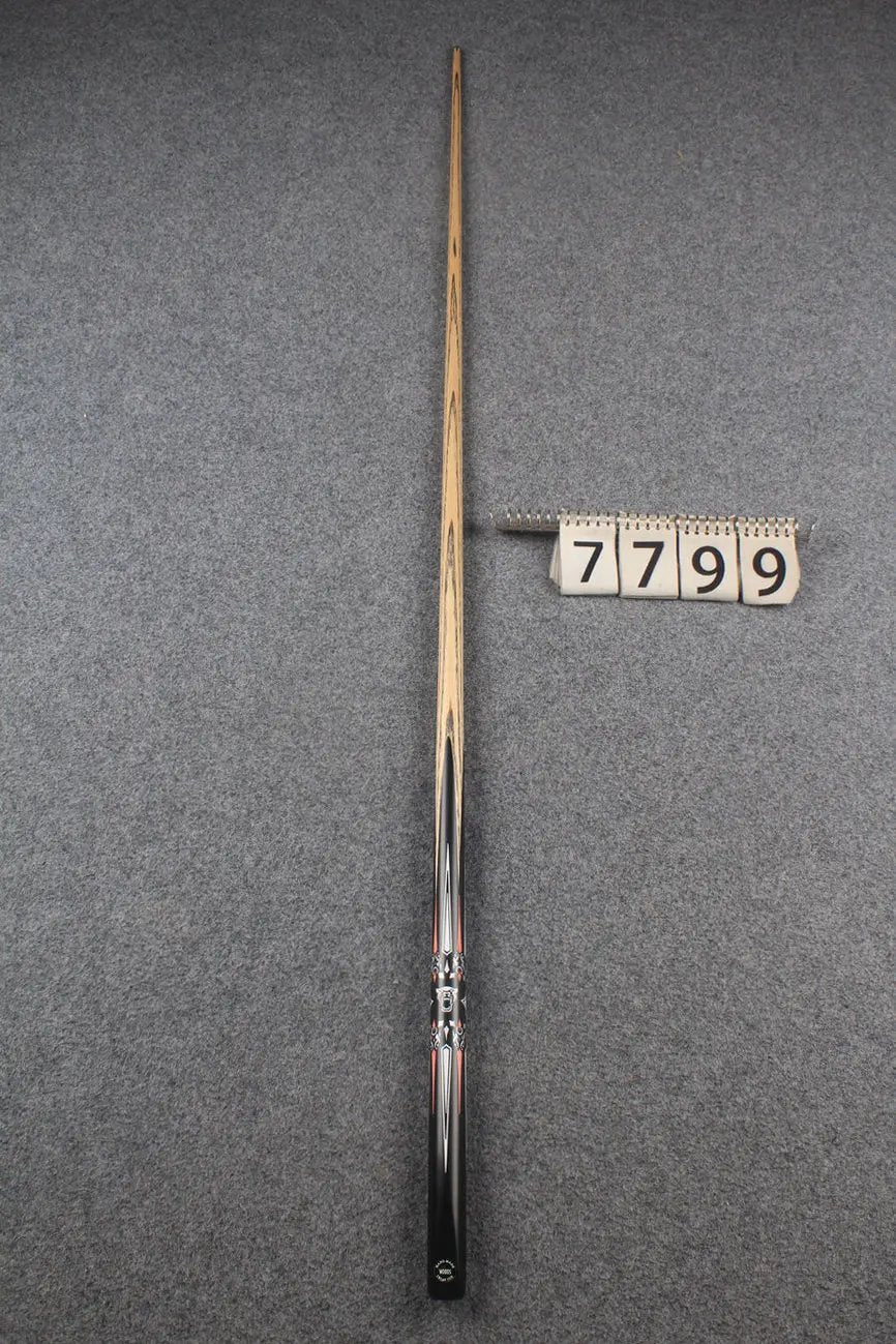 1 piece ash inlay snooker cue #7799