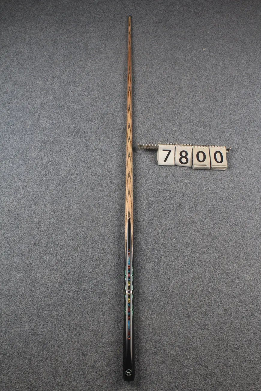 1 piece ash inlay snooker cue #7800