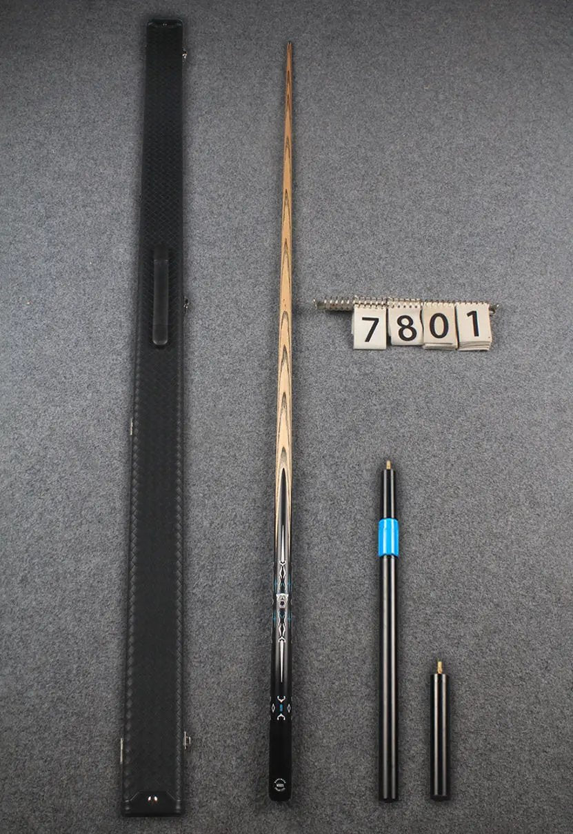 1 piece ash inlay snooker cue #7801