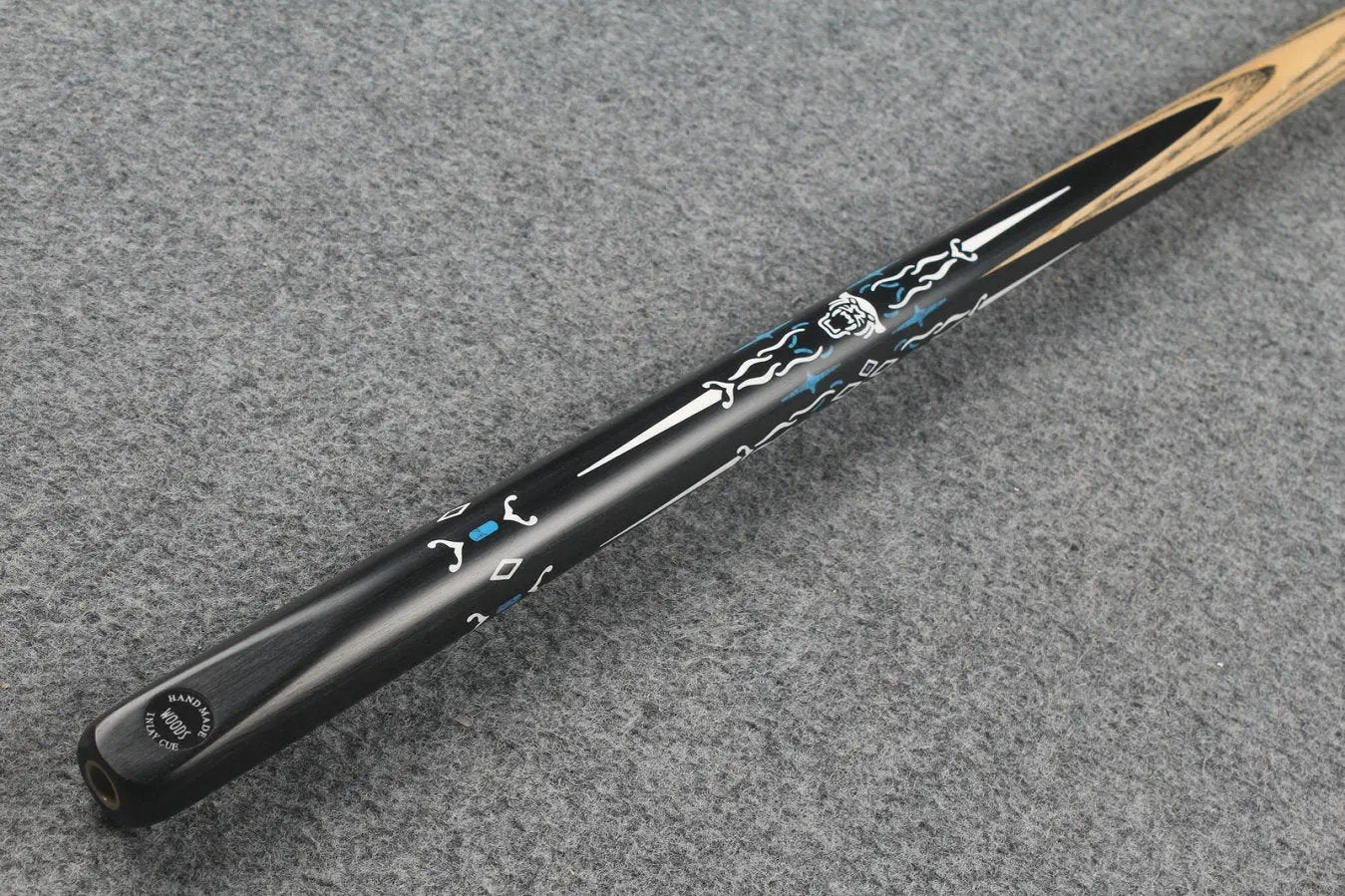 1 piece ash inlay snooker cue #7801
