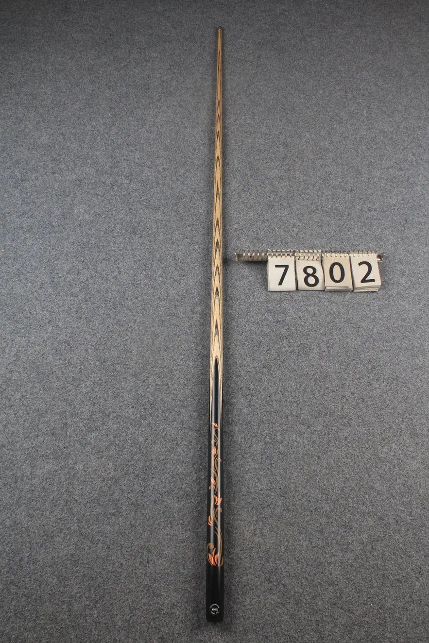 1 piece ash inlay snooker cue #7802