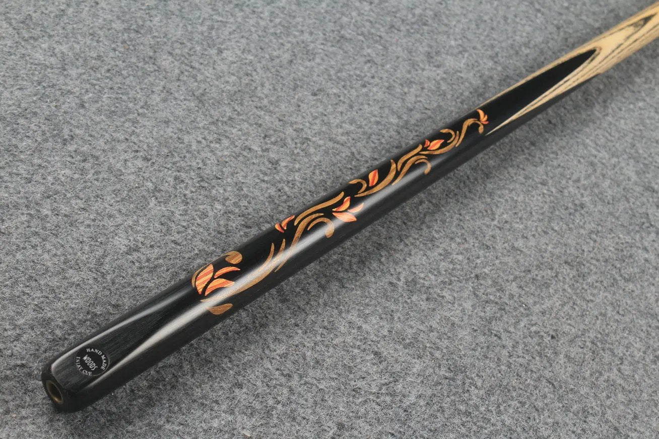 1 piece ash inlay snooker cue #7802