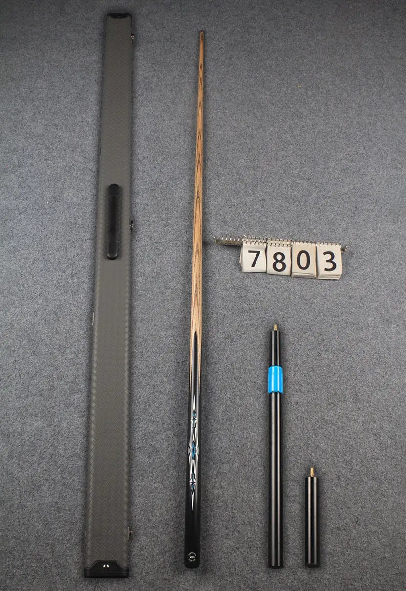 1 piece ash inlay snooker cue #7803
