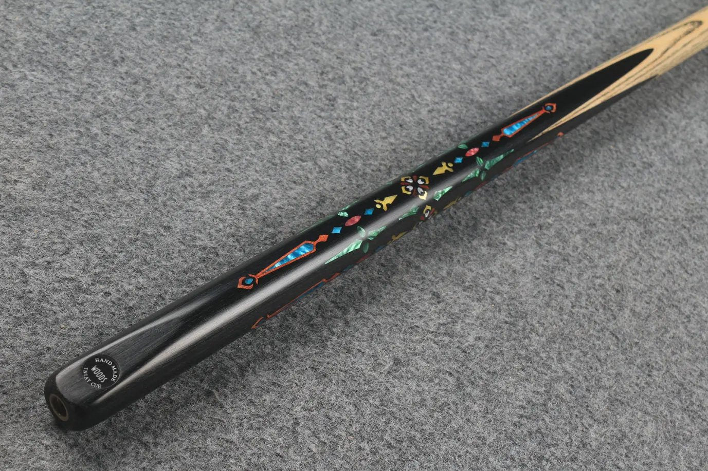 1 piece ash inlay snooker cue #7806