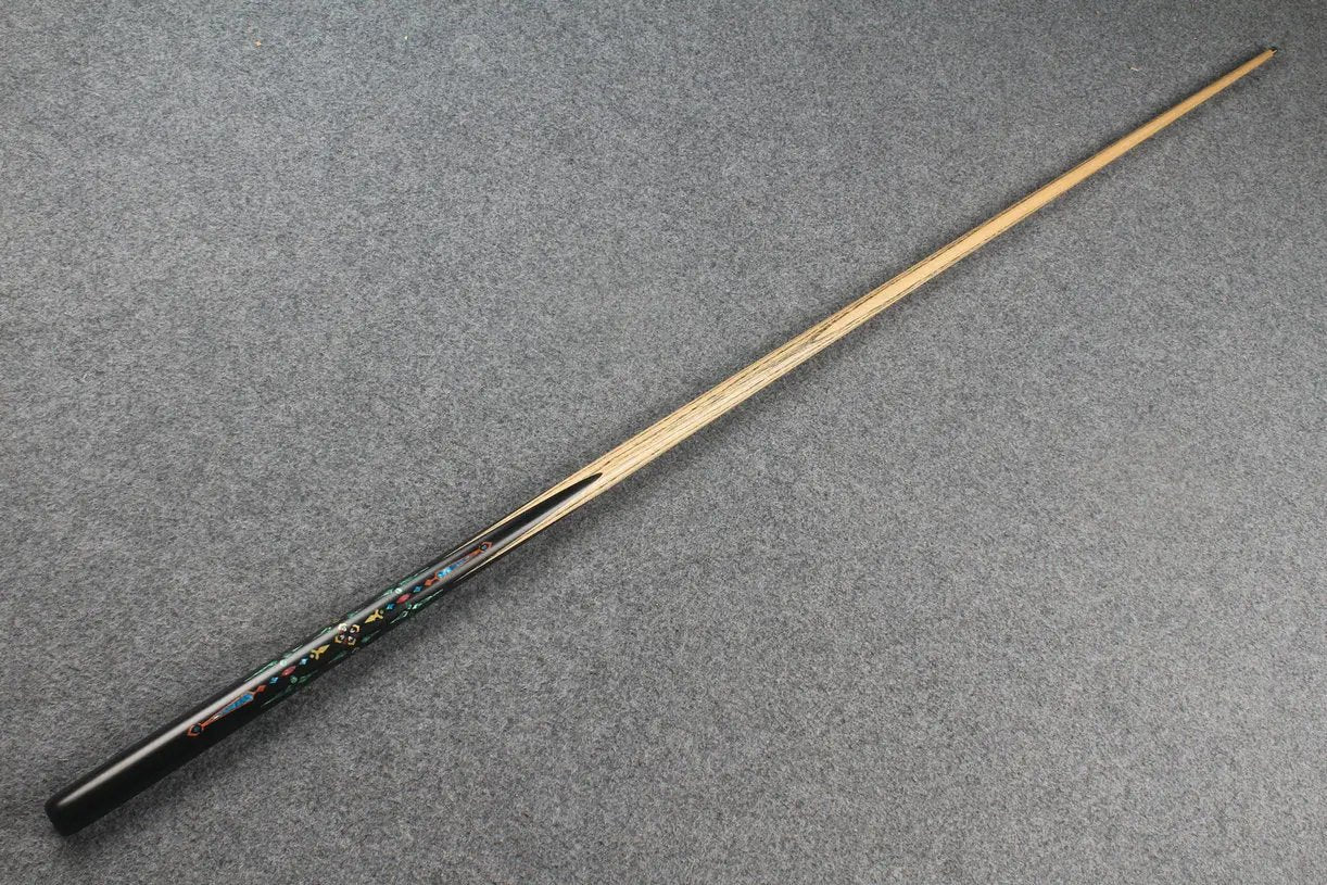 1 piece ash inlay snooker cue #7806