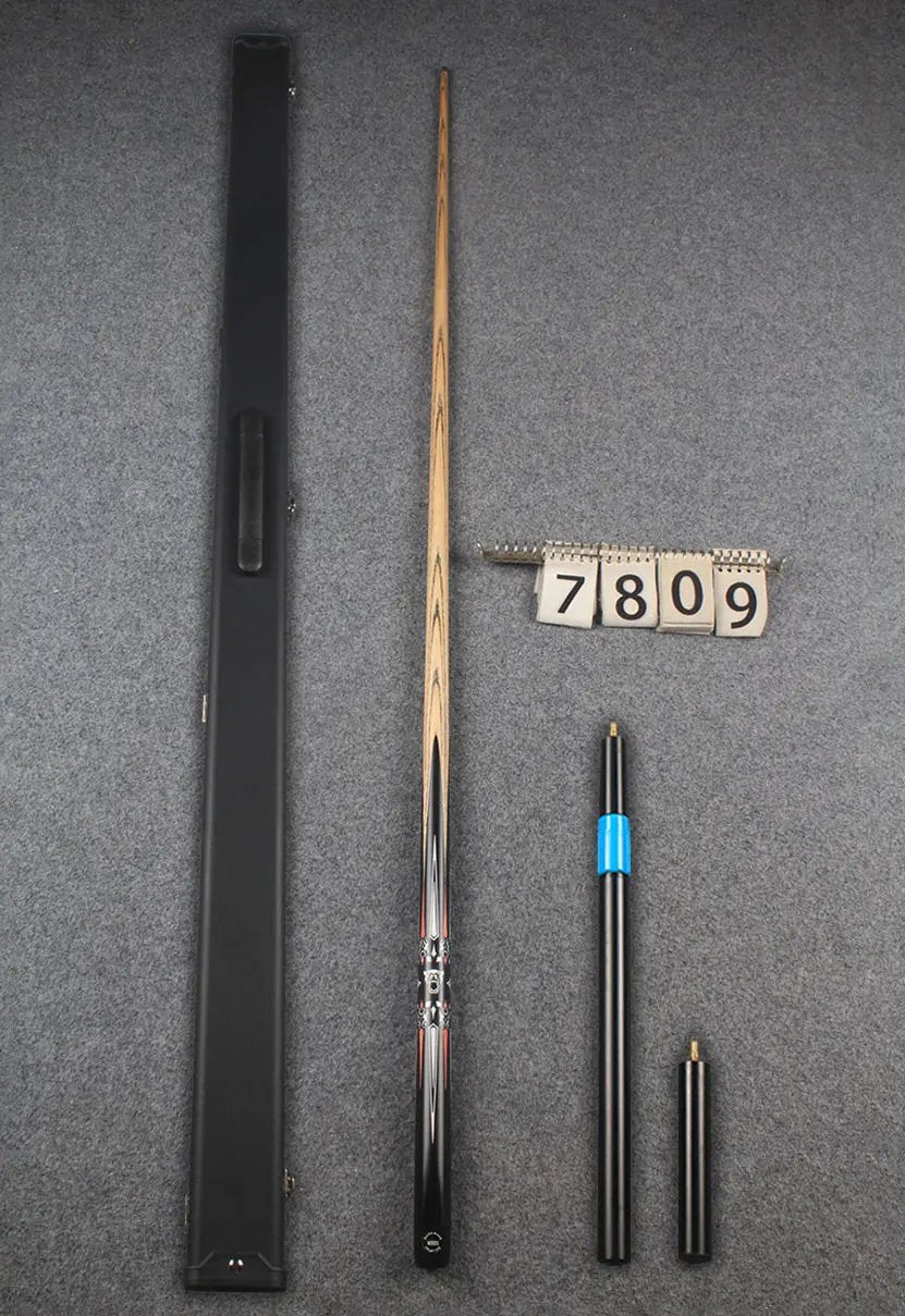 1 piece ash inlay snooker cue #7809