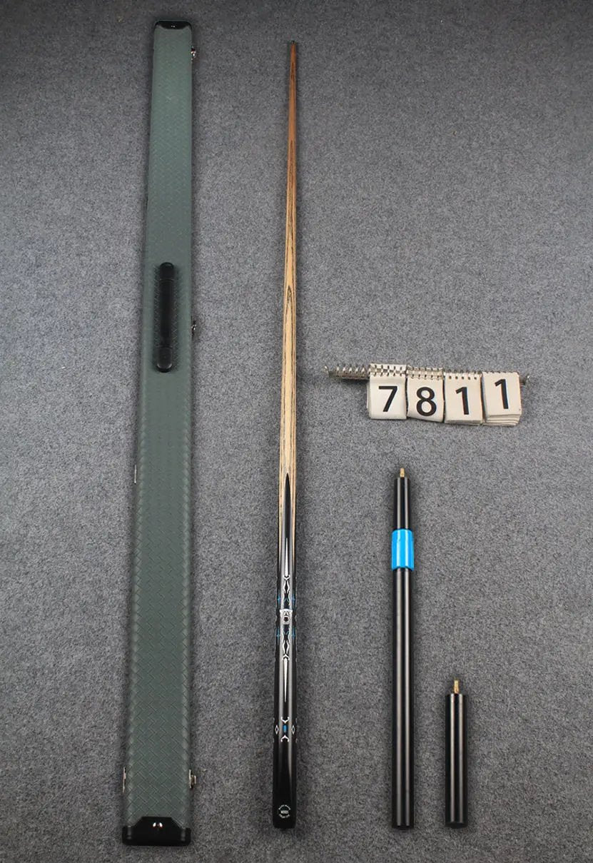 1 piece ash inlay snooker cue #7811