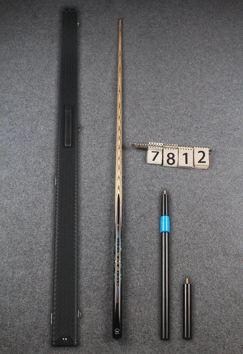 1 piece ash inlay snooker cue #7812