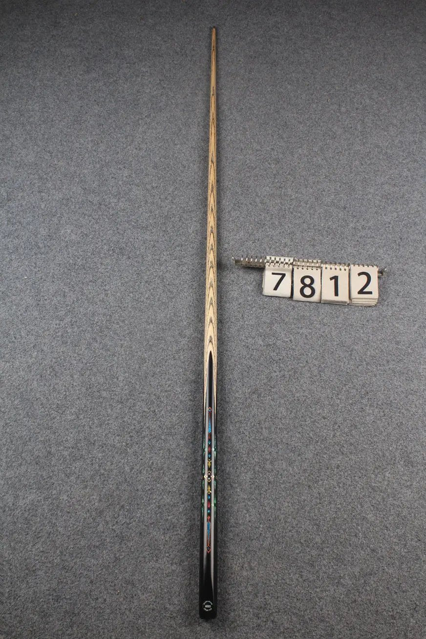 1 piece ash inlay snooker cue #7812