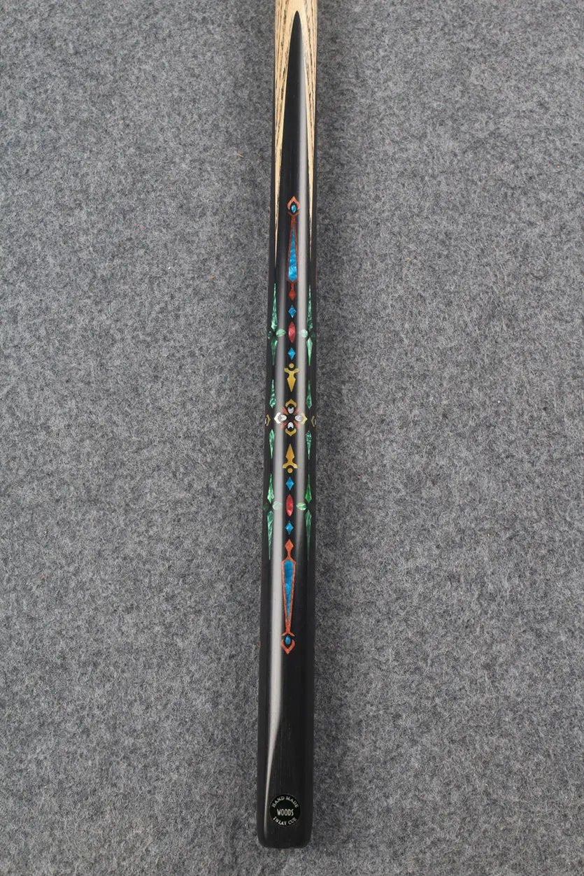 1 piece ash inlay snooker cue #7812