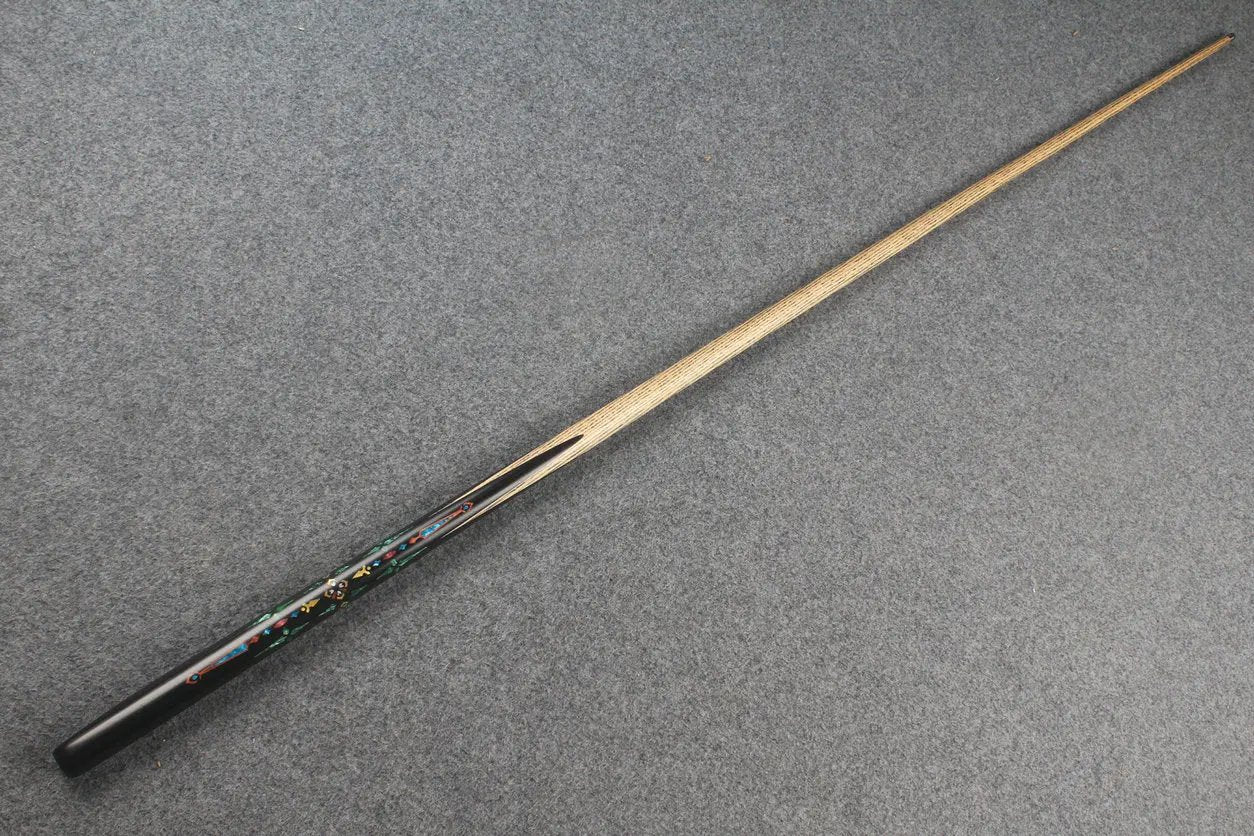 1 piece ash inlay snooker cue #7812
