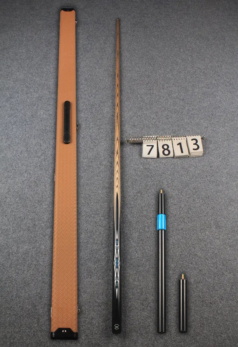 1 piece ash inlay snooker cue #7813