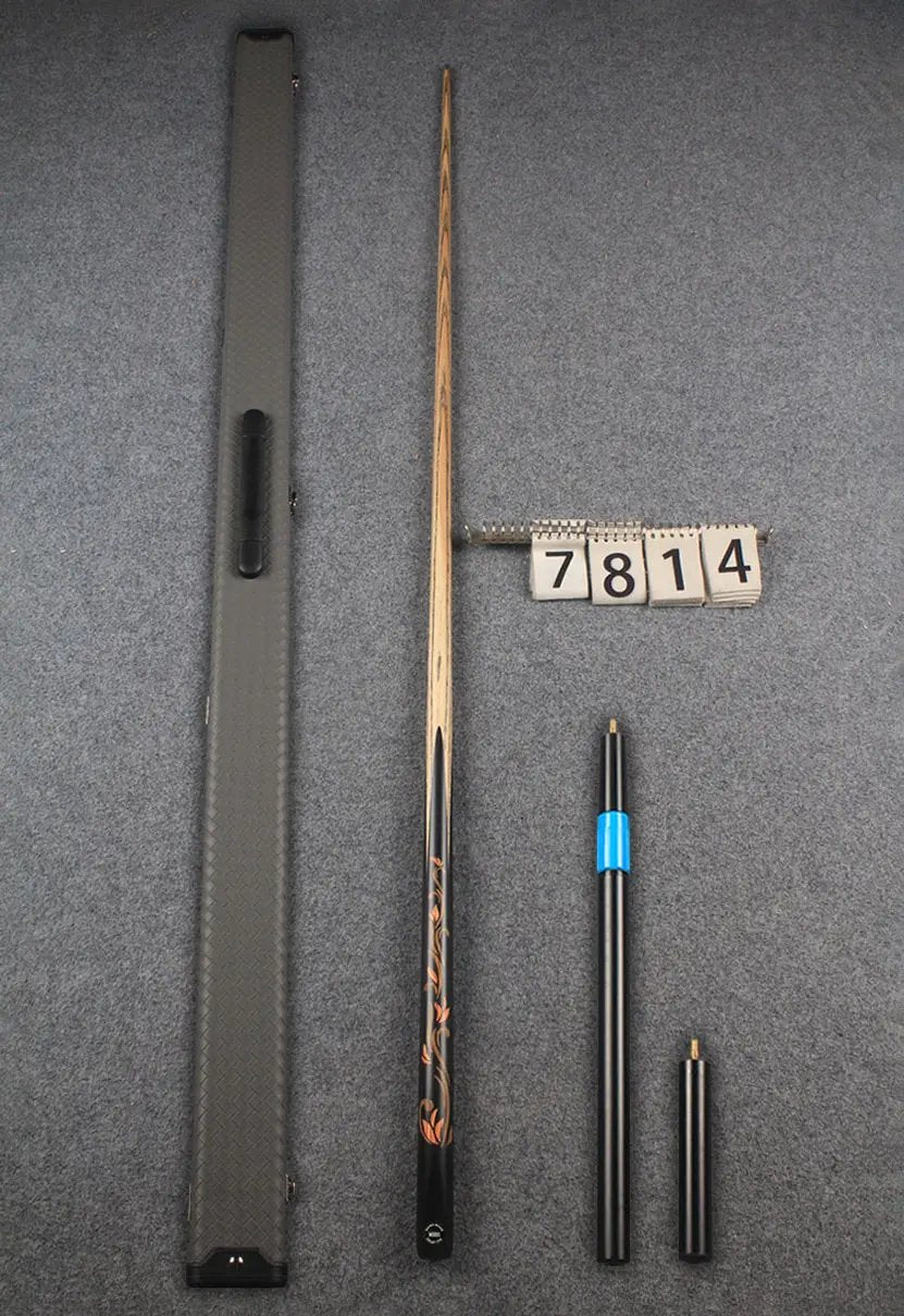 1 piece ash inlay snooker cue #7814
