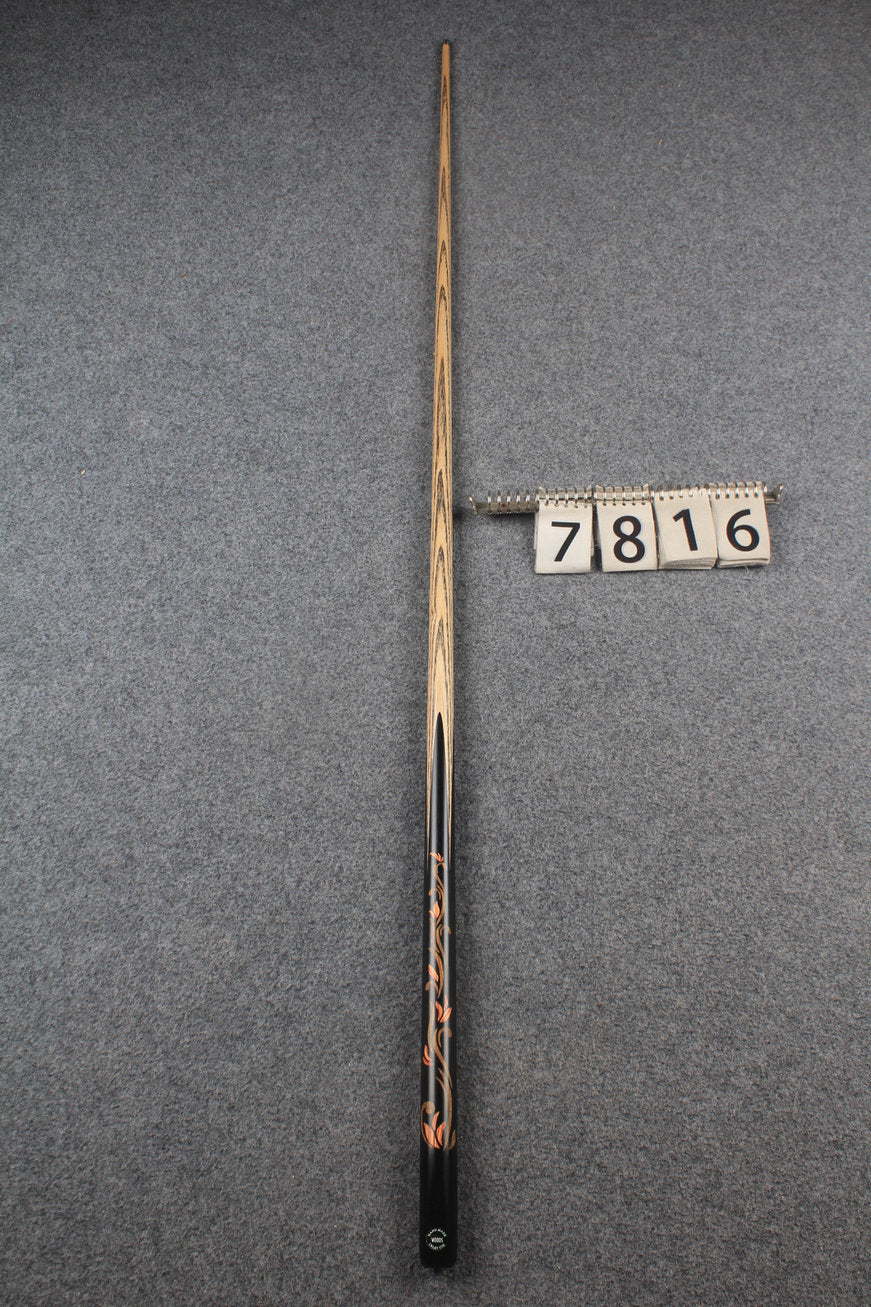 1 piece ash inlay snooker cue #7816