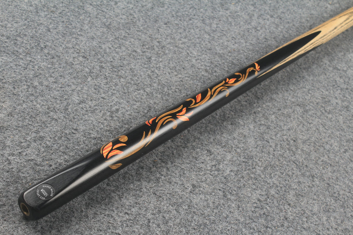 1 piece ash inlay snooker cue #7816