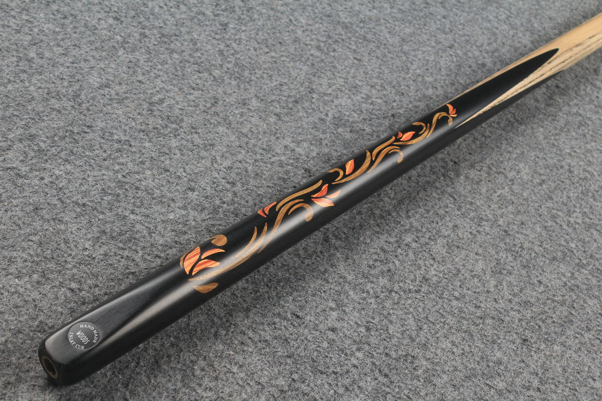 1 piece ash inlay snooker cue #7821