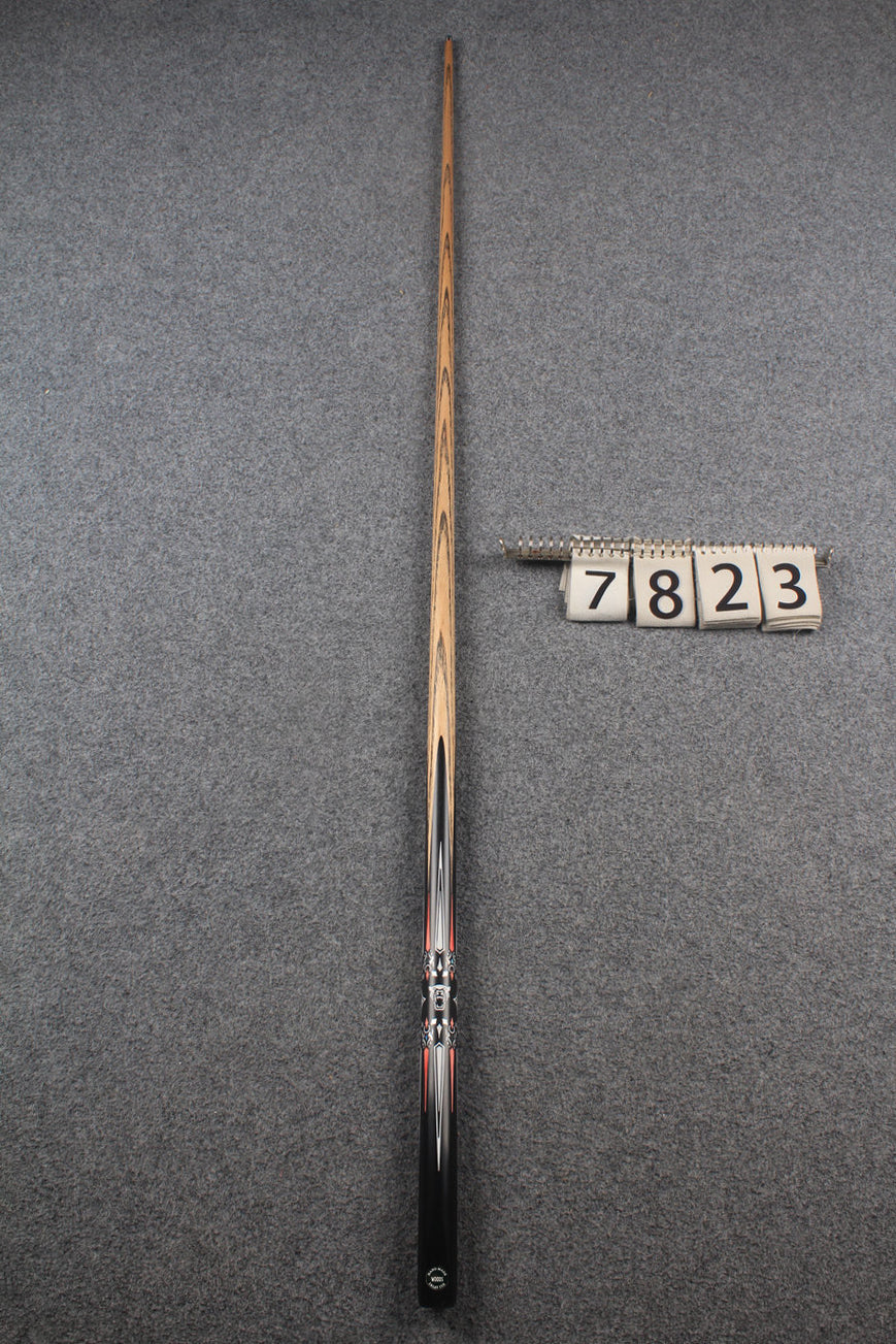 1 piece ash inlay snooker cue #7823
