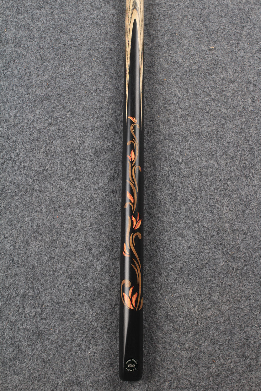 1 piece ash inlay snooker cue #7828